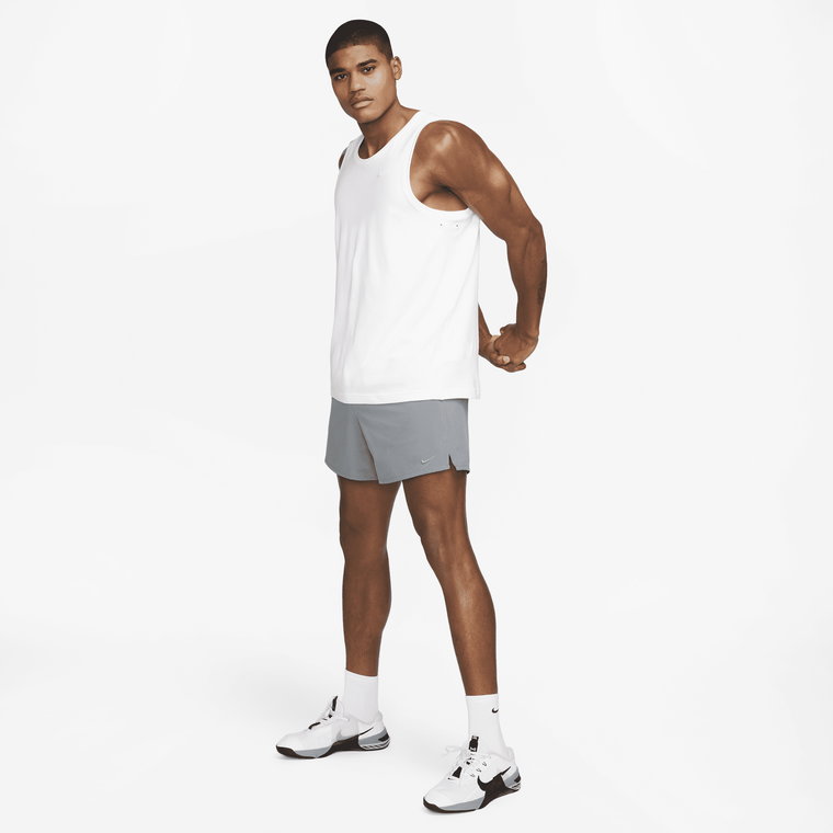 Męska uniwersalna koszulka bez rękawów Dri-FIT Nike Primary - Brązowy