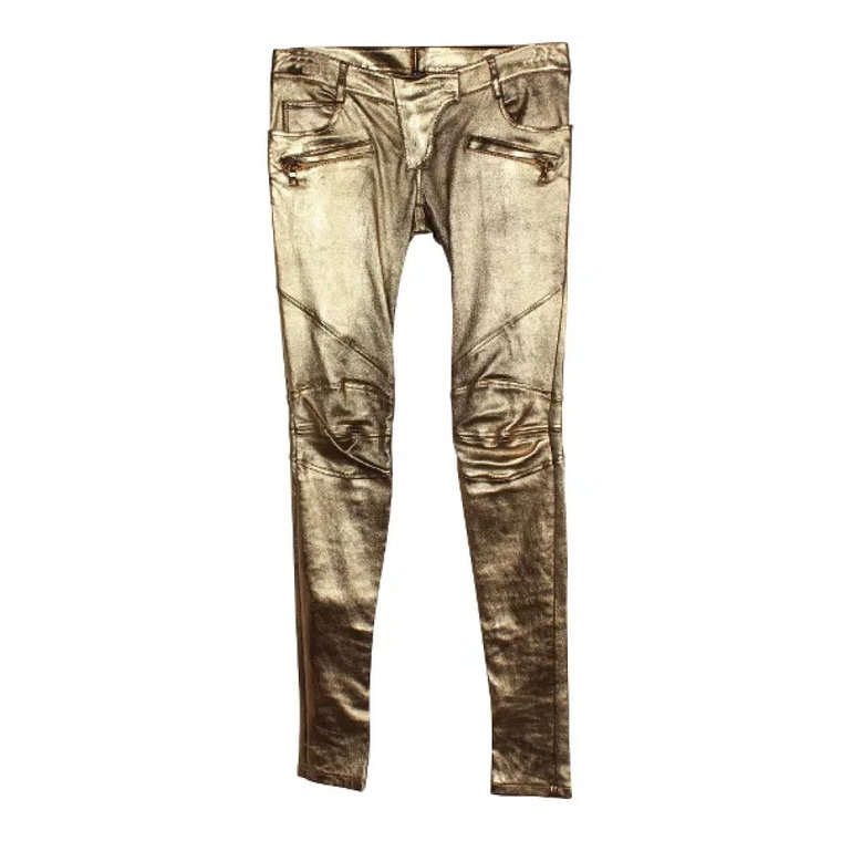 Pre-owned Leather bottoms Balmain Pre-owned