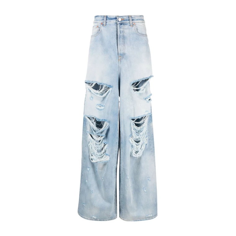 Zniszczone Baggy Jeansy Vetements