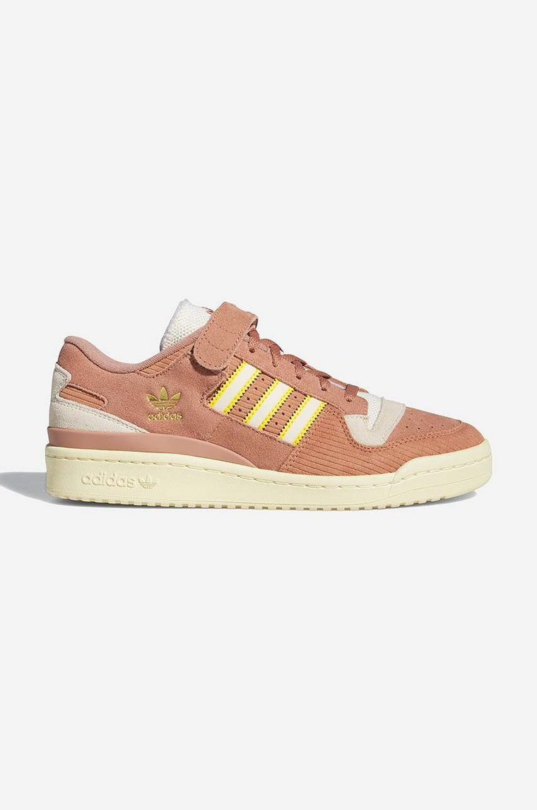 adidas Originals sneakersy zamszowe Forum 84 Low kolor pomarańczowy FZ6293-ROZOWY