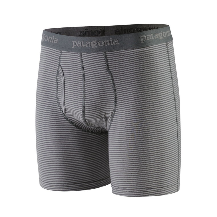Męskie bokserki termoaktywne Patagonia Essential Boxer Briefs 6" fathom: forge grey - S