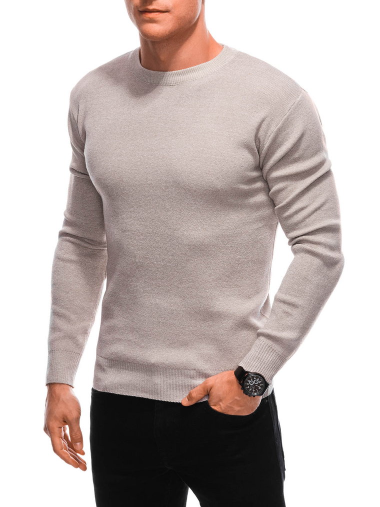 Sweter męski E232 - beżowy
