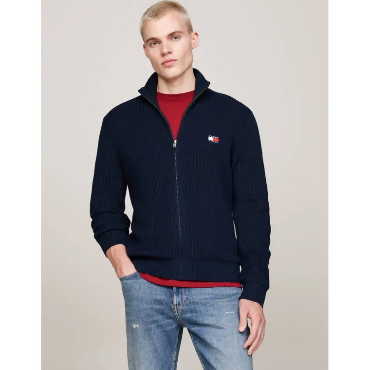 Tommy Jeans Sweter | Slim Fit | z dodatkiem wełny