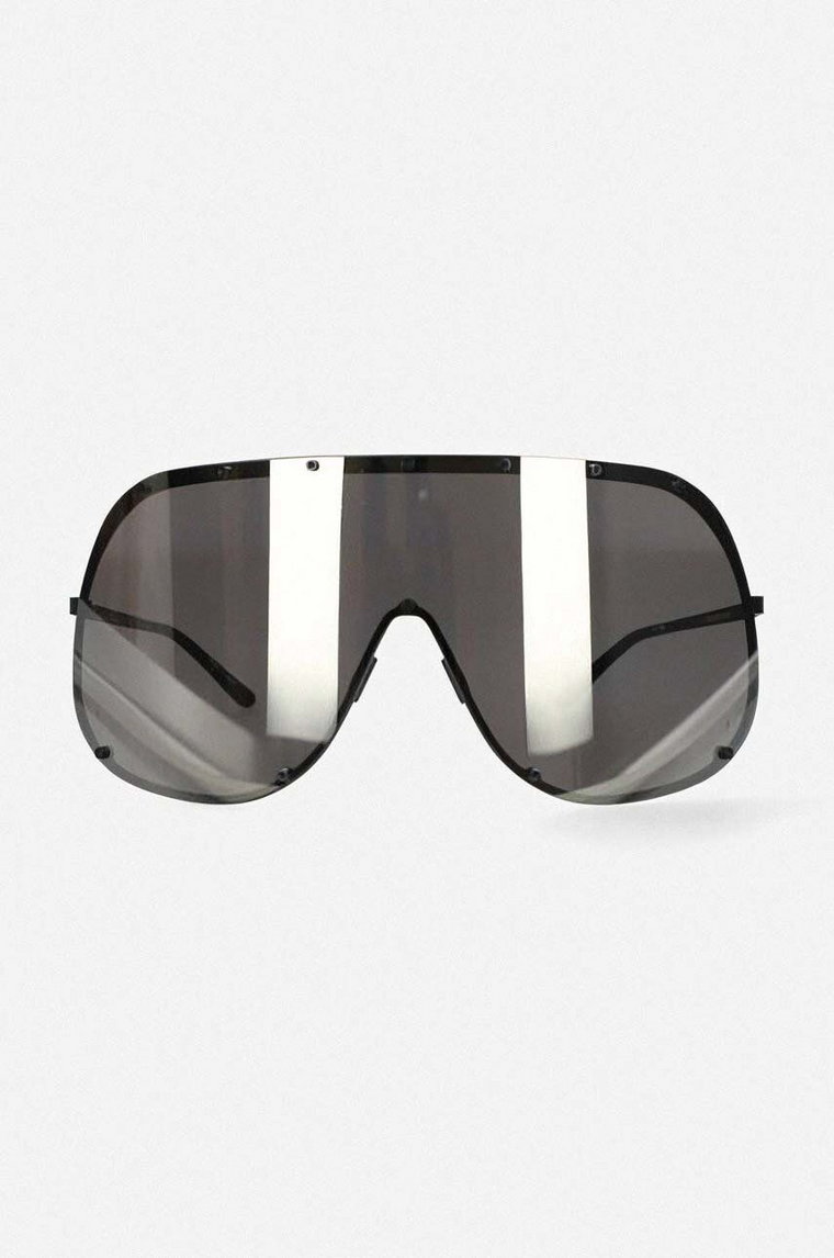 Rick Owens okulary przeciwsłoneczne kolor czarny RG0000006.gold-CZARNY