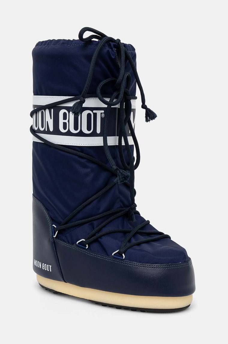 Moon Boot śniegowce MB ICON NYLON kolor granatowy 80D1400440 F003