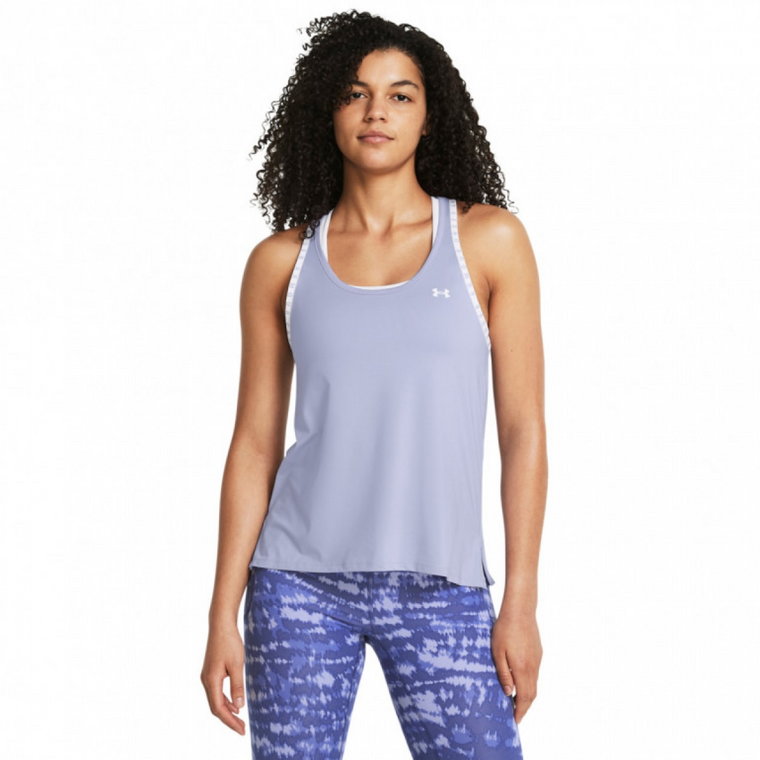 Damski top treningowy Under Armour Knockout Tank - fioletowy