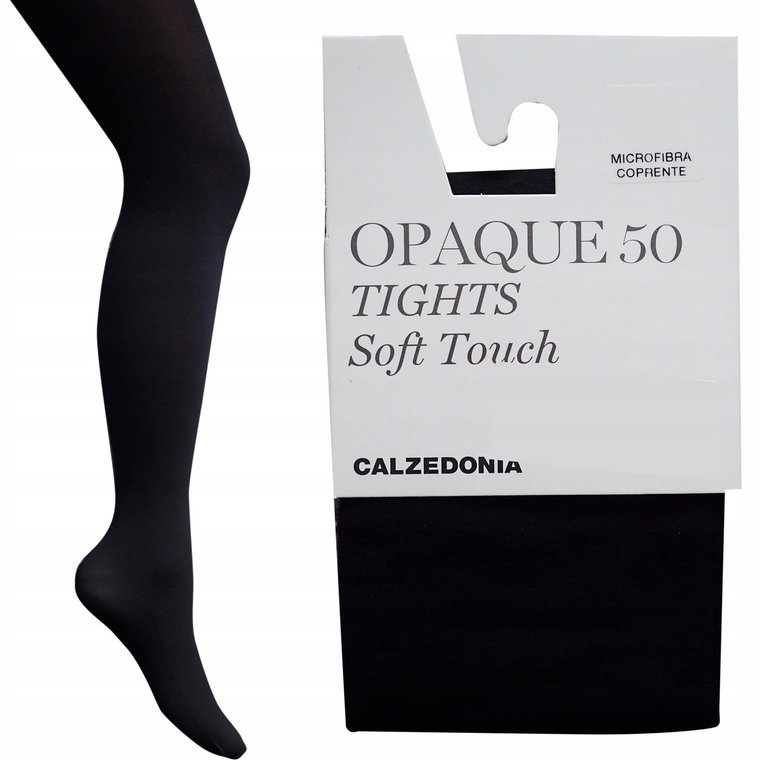 Calzedonia rajstopy Soft Touch czarne 50 Den Tg 2