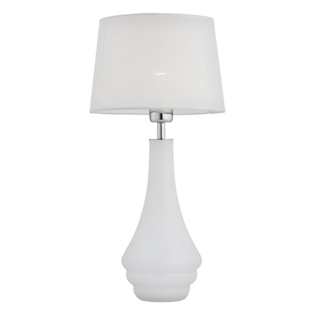 Lampa stołowa ARGON Amazonka 3029, E27, biała