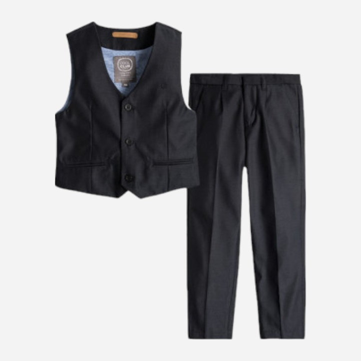 Komplet dziecięcy (kamizelka + spodnie) dla chłopca Cool Club CCB1710107-00 98 cm Granatowy (5902568813069). Komplety chłopięce