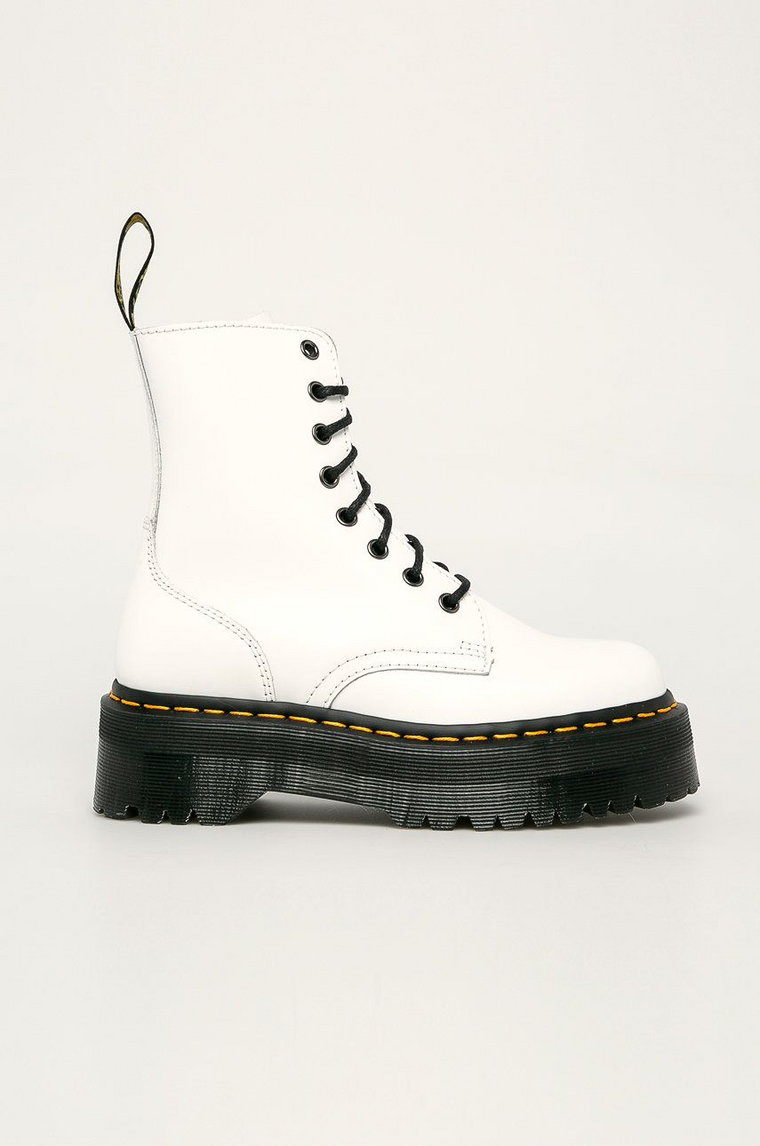 Dr. Martens - Workery skórzane Jadon Polished Smooth 15265100-White