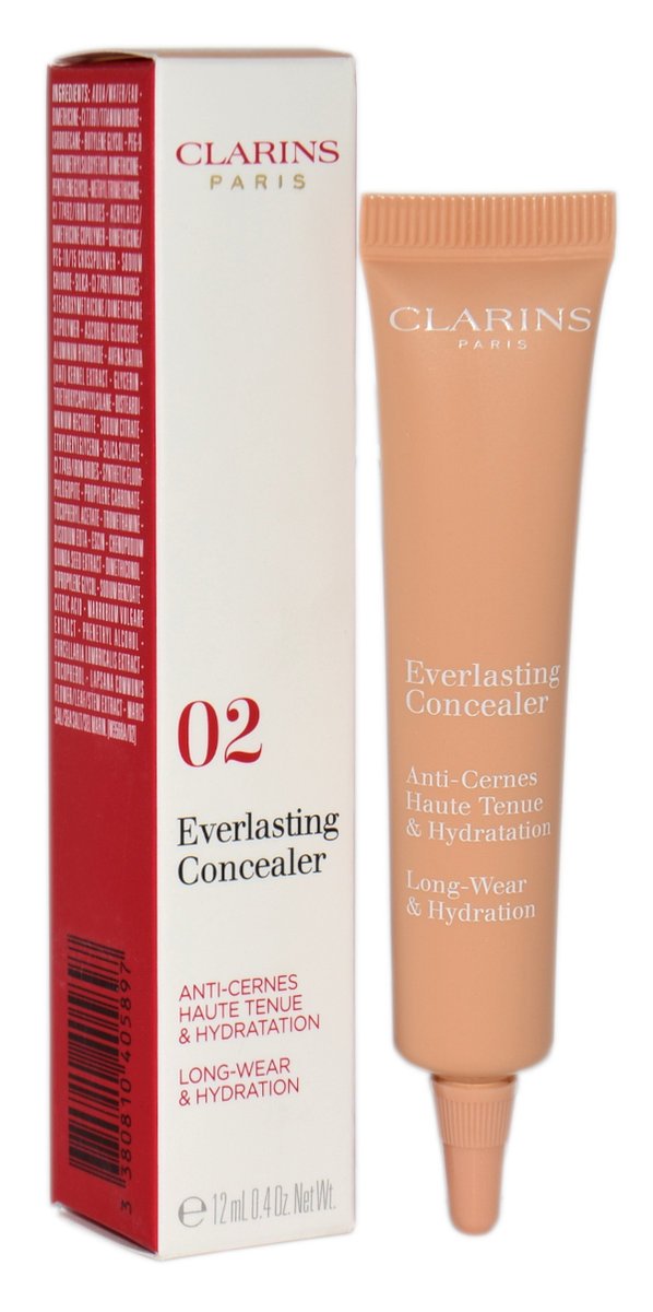 Clarins, Everlasting, korektor do twarzy 02 Light Medium, 12 ml