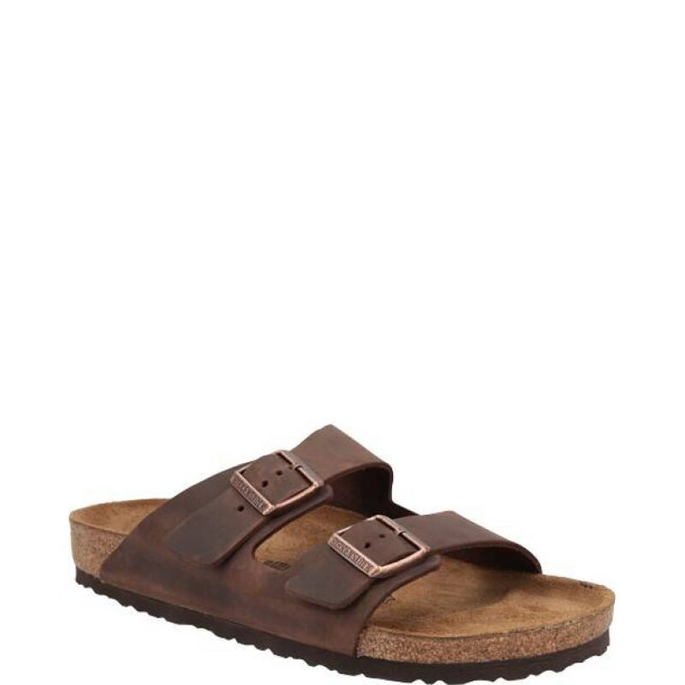 Birkenstock Skórzane klapki Arizona