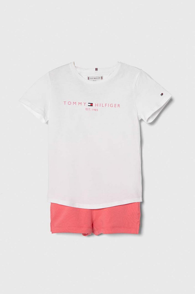Tommy Hilfiger komplet dziecięcy kolor różowy