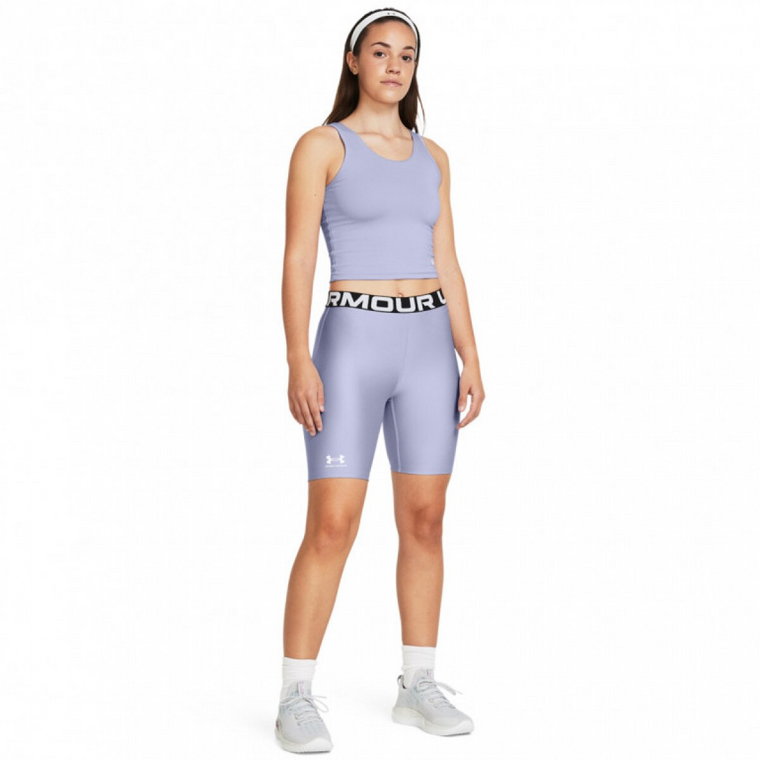 Damskie kolarki treningowe Under Armour UA HG 8in Short - fioletowe