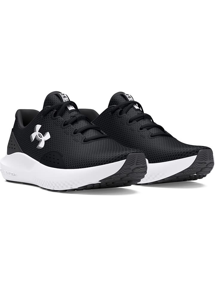 Under Armour Buty "Charged Surge 4" w kolorze czarno-białym do biegania