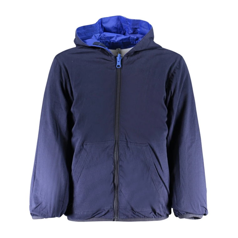 Reversible sporty hooded jacket blue North Sails