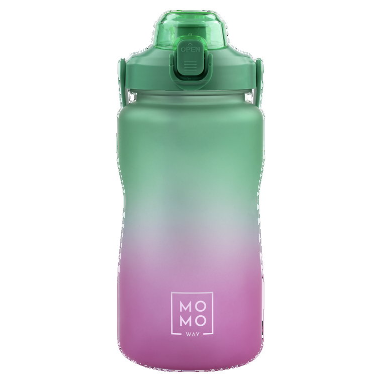 Butelka na wodę 1.5L zielono-różowa | BPA free