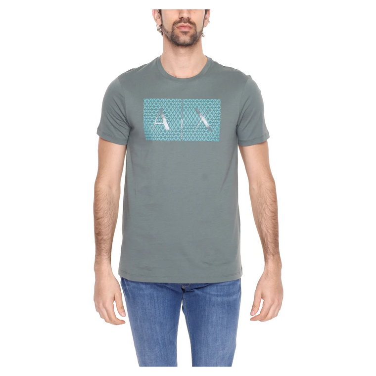 Męski Bawełniany T-shirt Wiosna/Lato Armani Exchange