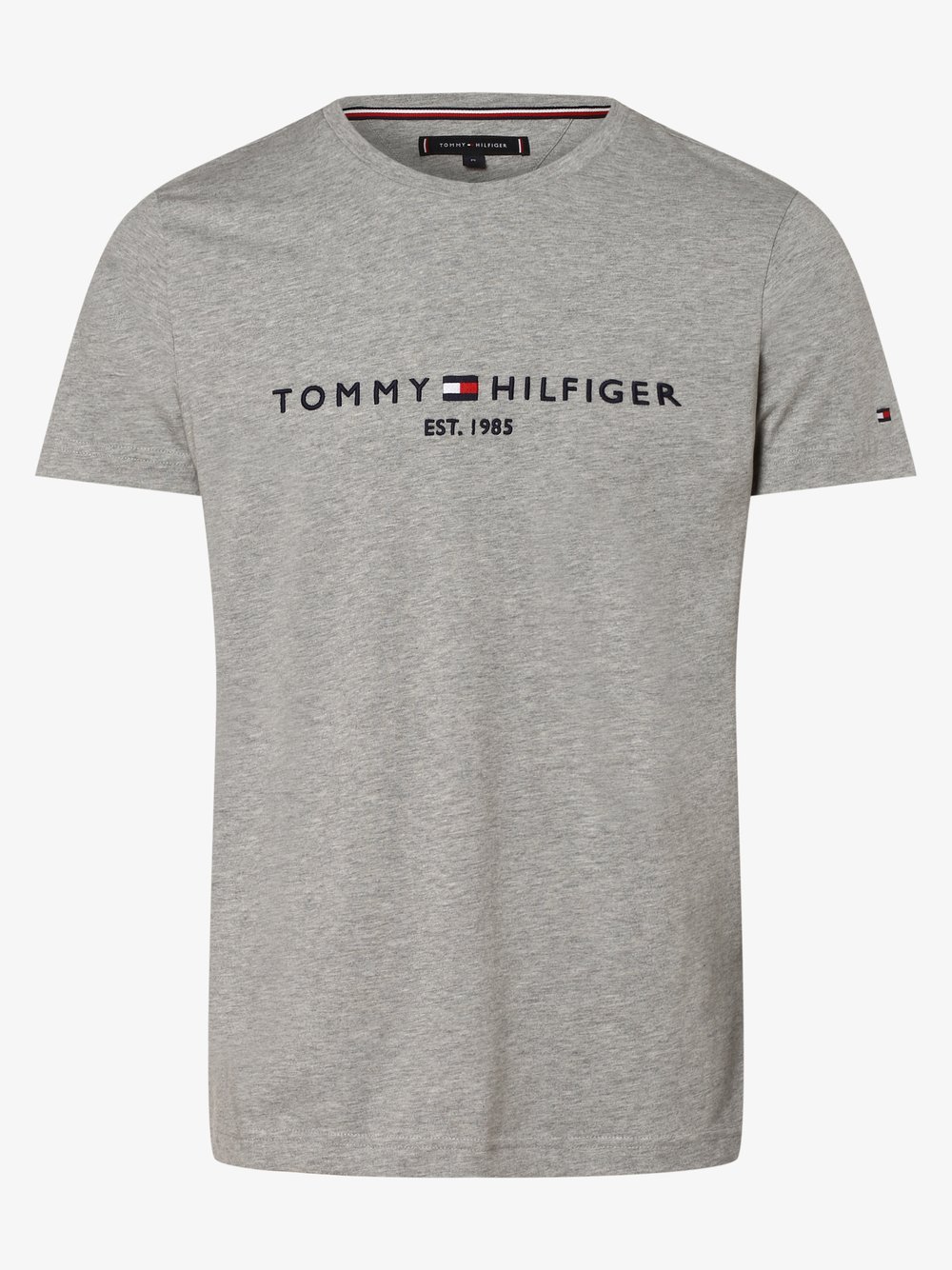 Tommy Hilfiger - T-shirt męski, szary Tommy Hilfiger