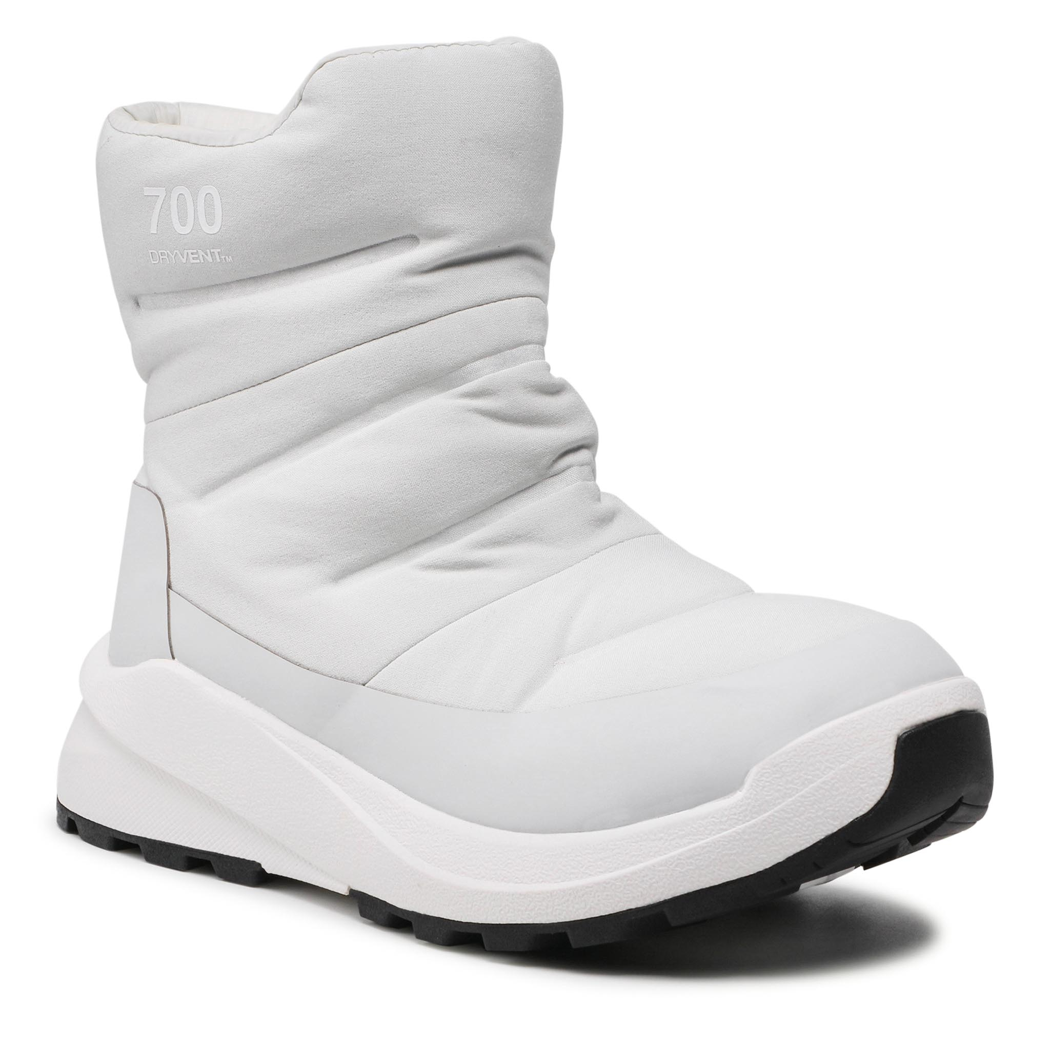Śniegowce THE NORTH FACE - Nuptse II Bootie Wp NF0A5G2I5TN1-050 Tin Grey/Tnf  White The North