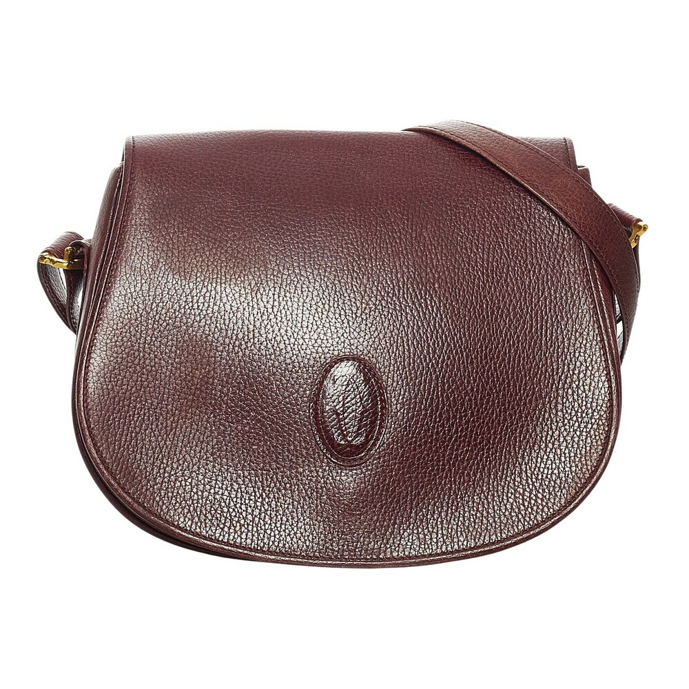 Cartier Vintage, Preowned Must de Cartier Leather Crossbody Bag