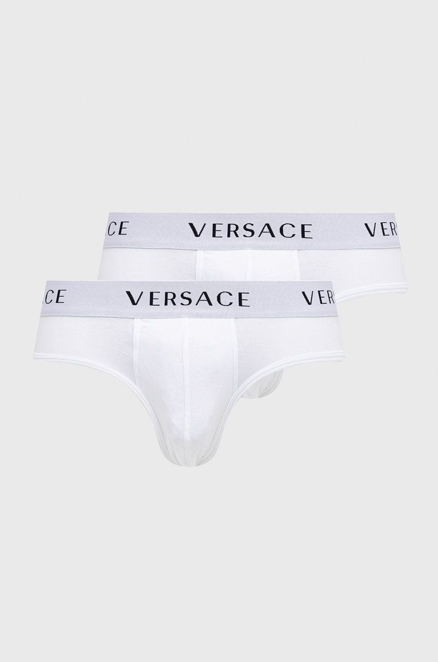 Versace slipy (2-pack) męskie kolor biały Versace