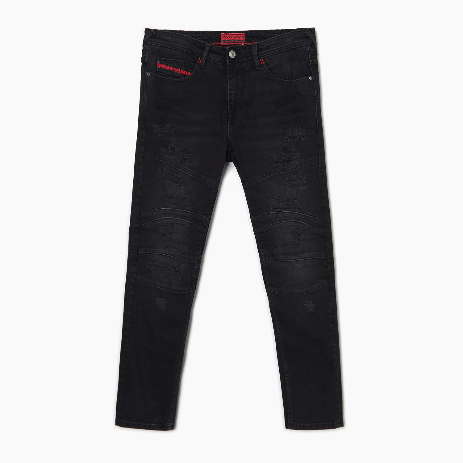 Cropp - Czarne jeansy slim fit - Czarny Cropp