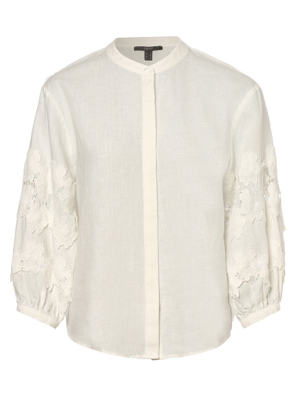 Esprit Collection - Damska bluzka lniana, biały Esprit Collection