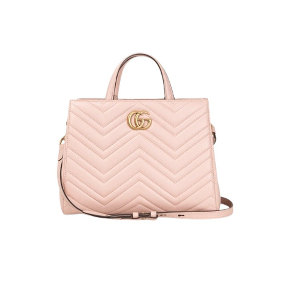 Gucci Vintage, Pre-owned GG Marmont Bag Różowy, female, Gucci Vintage
