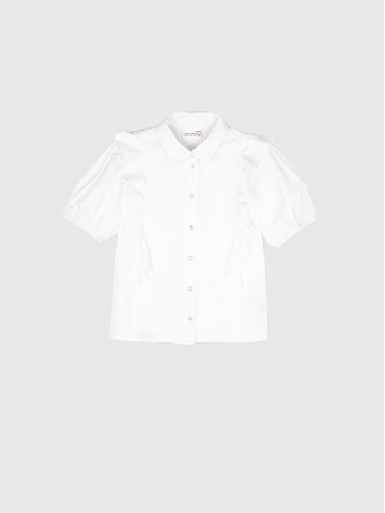 Koszula WC2140201SEC Biały Regular Fit Coccodrillo