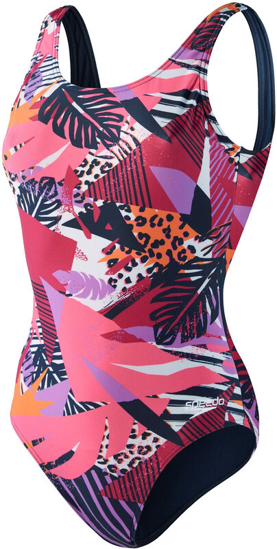 speedo Allover U-Back Swimsuit Women, różowy/kolorowy DE 44 | US 40 2022  Stroje kąpielowe