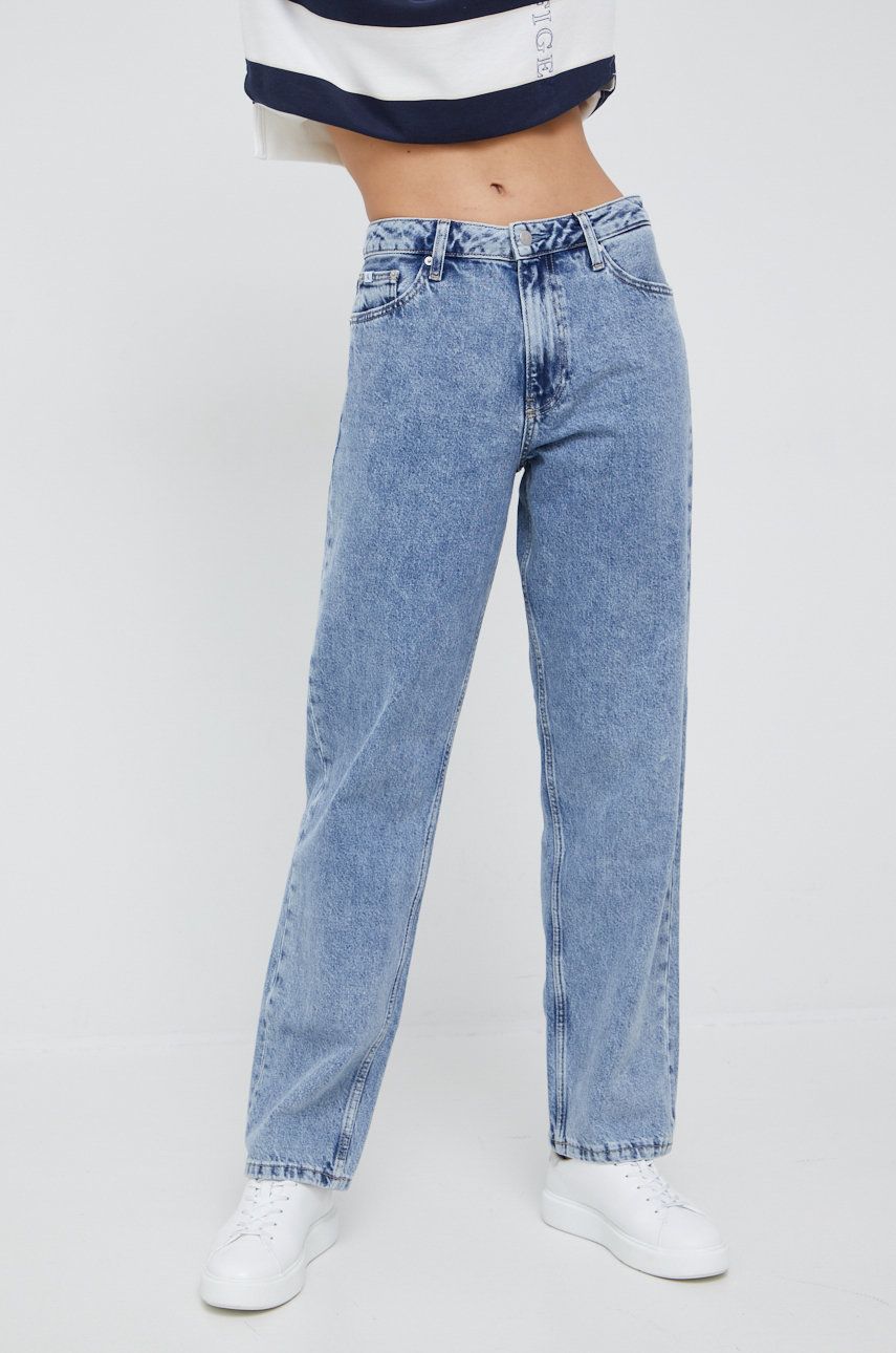 Calvin Klein Jeans jeansy J20J218624.PPYY damskie high waist Calvin Klein  Jeans