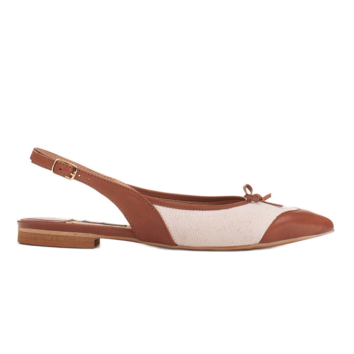 Marco Shoes Sandały w połączeniu skóry naturalnej i tkaniny beżowy ...