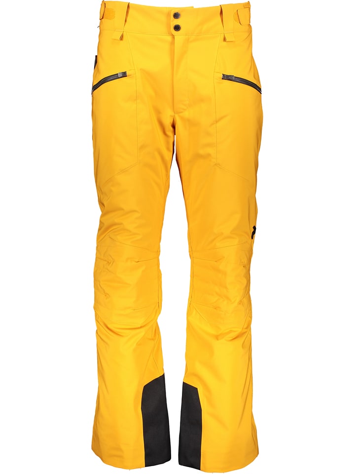 Peak Performance Spodnie narciarskie "Scoot" w kolorze żółtym Peak  Performance