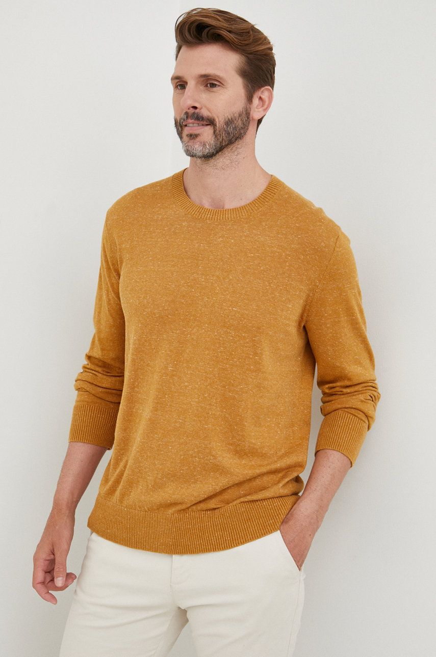 GAP sweter męski kolor pomarańczowy lekki GAP
