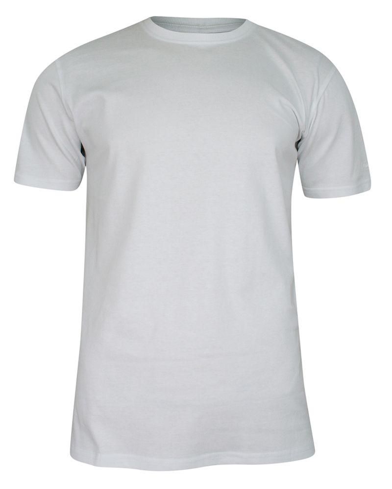 T-shirt Biały, 100% BAWEŁNA, U-neck, bez Nadruku, Męski, Krótki Rękaw -PAKO  JEANS Pako