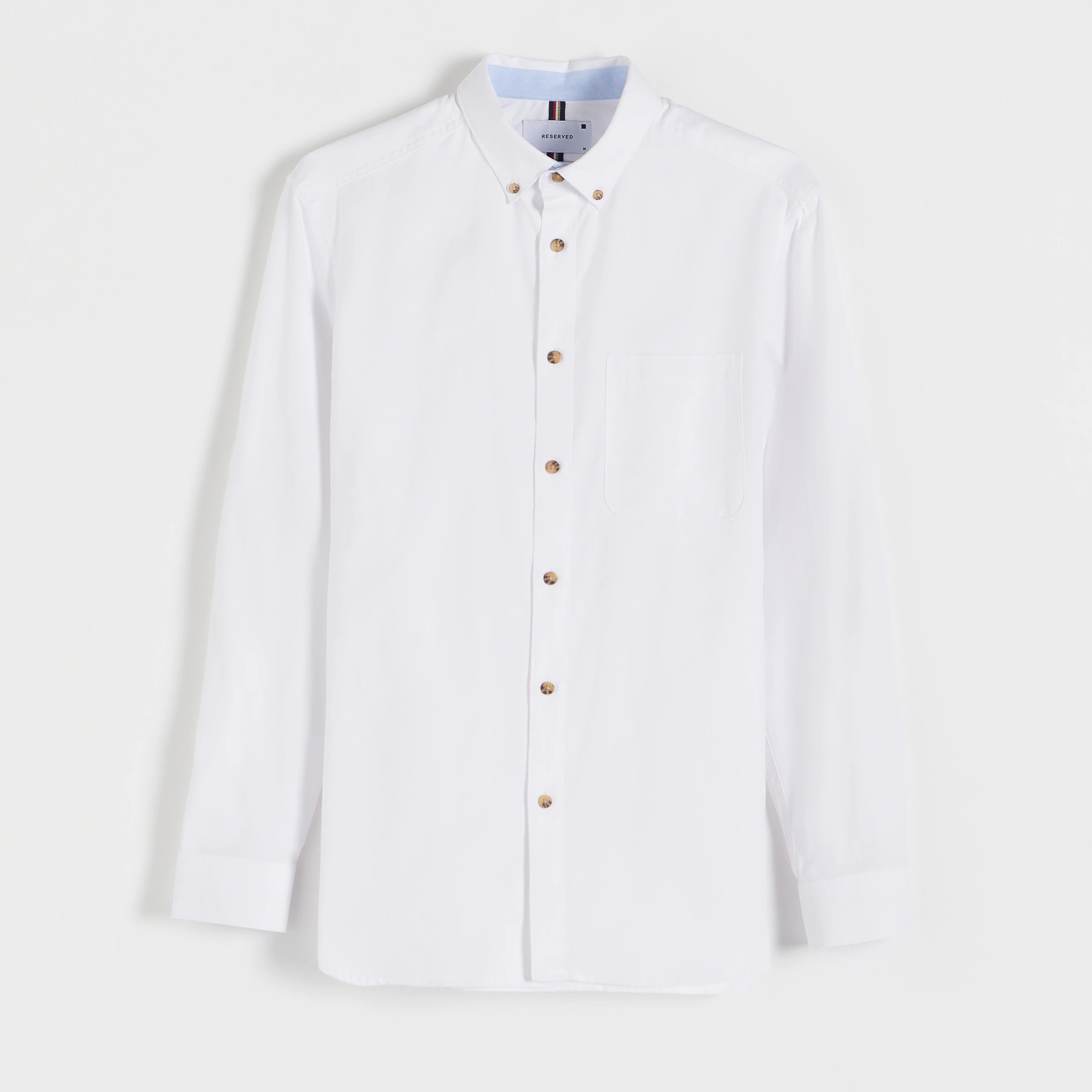 Reserved - Gładka koszula regular - Biały Reserved