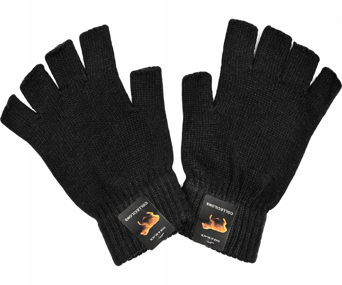 Rękawiczki Męskie bez palców Ciepłe zimowe NEW-LIFE