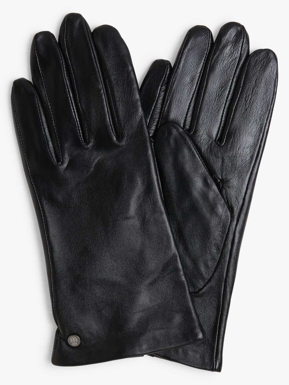 ROECKL - Skórzane rękawiczki damskie, czarny Roeckl