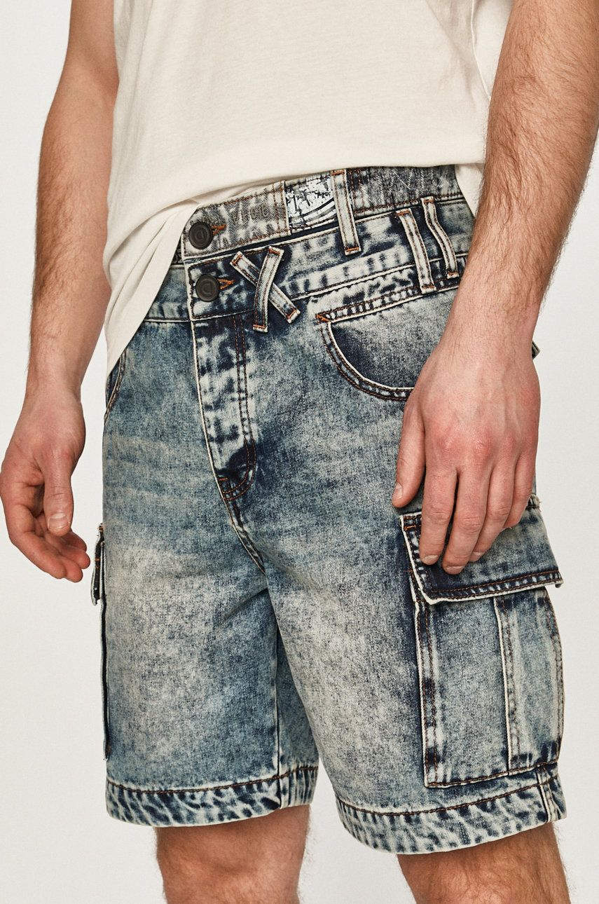 Desigual Szorty jeansowe 21SMDD01 męskie Desigual