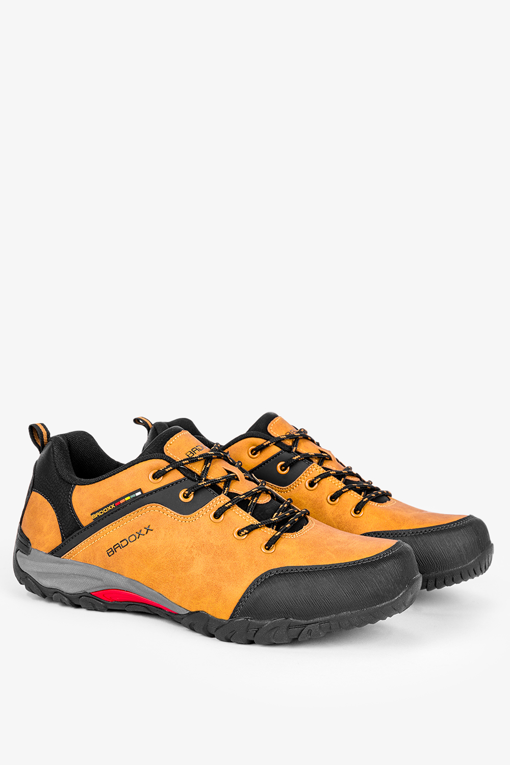 Camelowe buty trekkingowe sznurowane Badoxx MXC8811 Badoxx