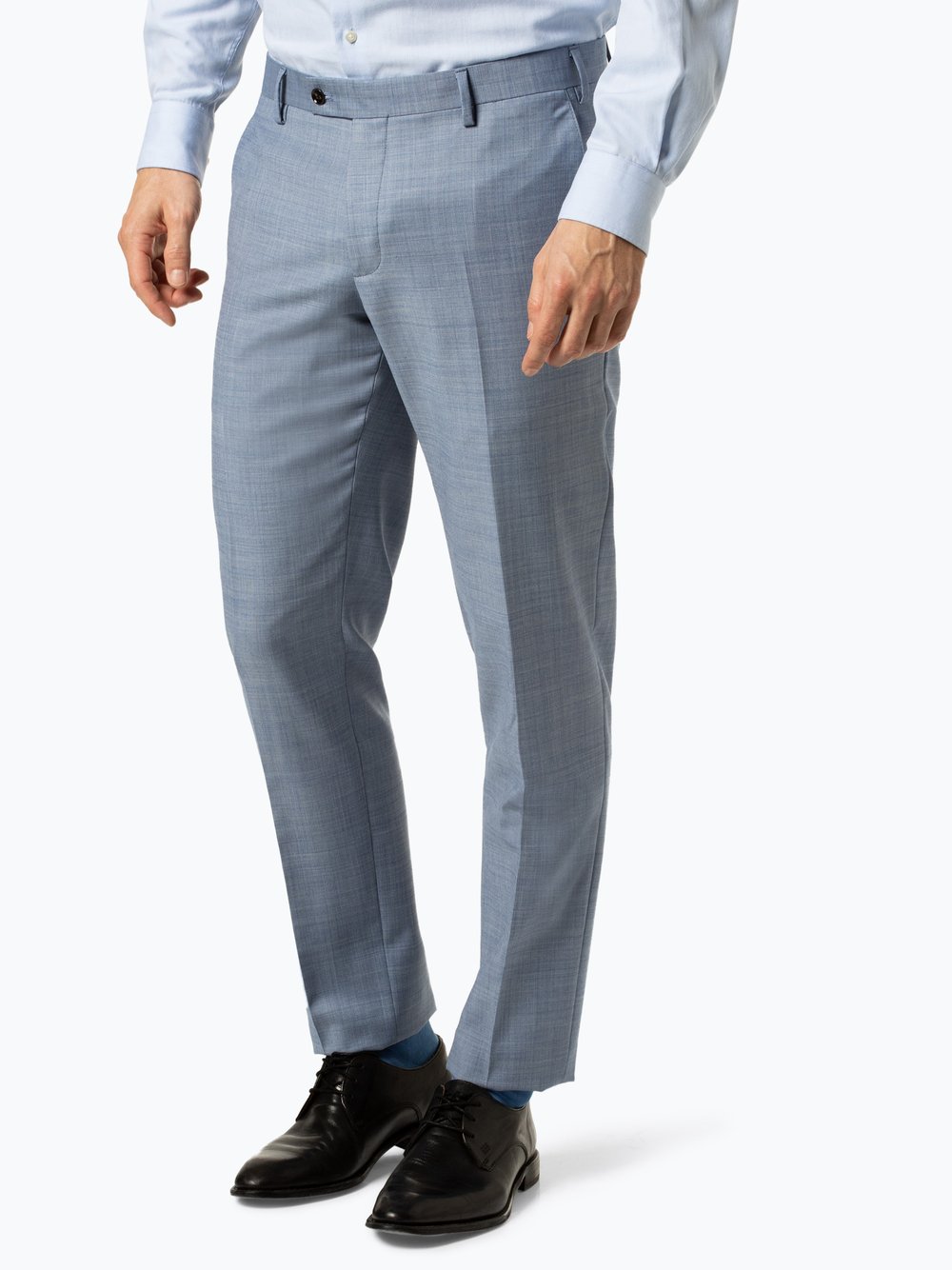 Finshley & Harding - Męskie spodnie od garnituru modułowego – Black Label -  Mitch, niebieski Finshley & Harding