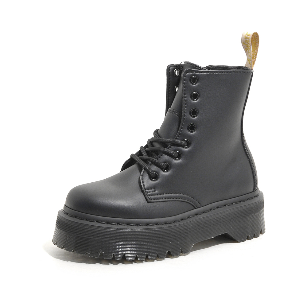 Doctor Martens Mujer Botines Martens Vegan Jadon II Para Hombre  Plataforma, Negros Y Sin Cuero Dr Martens Jadon