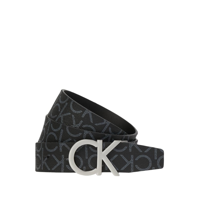 Pasek dwustronny ze wzorem z logo CK Calvin Klein