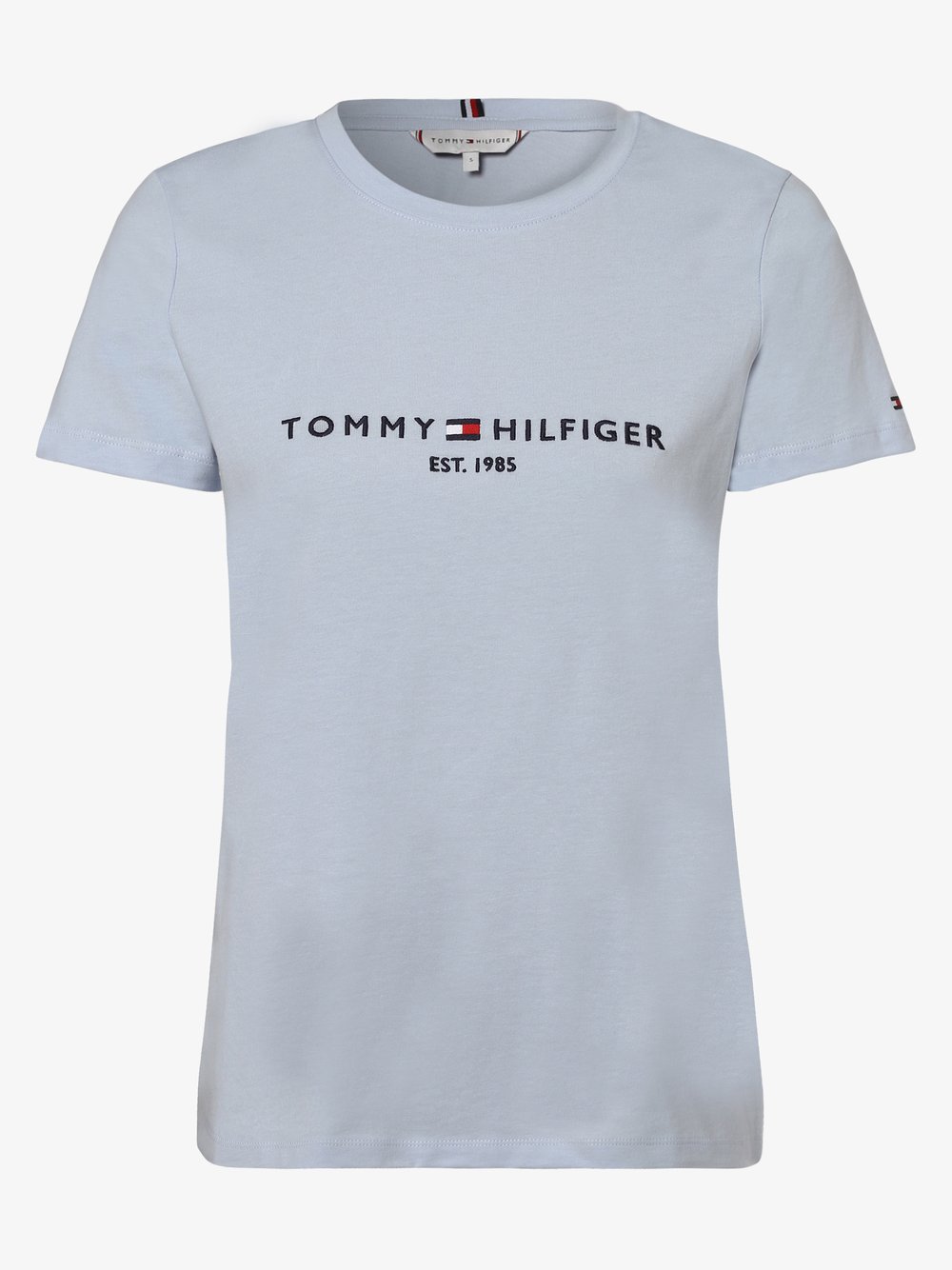 Tommy Hilfiger - T-shirt damski, niebieski Tommy Hilfiger