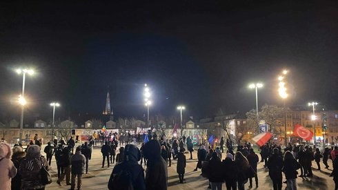 Protest kolejny raz odbywa się m.in. w Szczecinie. Na miejscu jest reporterka Onetu Alicja Wirwicka.