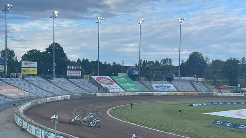 To była końcówka pierwszego okrążenia. Później Jeppesen zrobił co chciał z grudziądzanami! fot. Oliwia Bajor