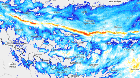 Radar opadów (IMGW)