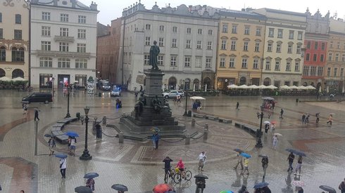 Rynek w Krakowie teraz / fot. Dawid Serafin