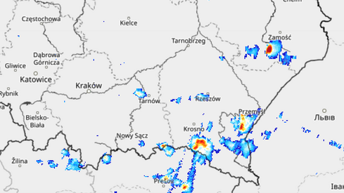 Radar opadów (IMGW)